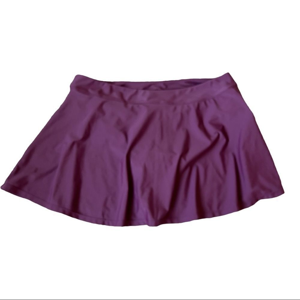 Baleaf Plus Size Waterside Burgundy Modest Swim Skort Size 3XL‎ - Picture 3 of 7